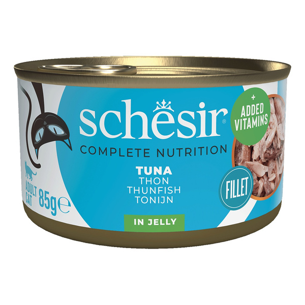 Schesir C&B karma mokra dla kotów tuńczyk w galarecie 85 g