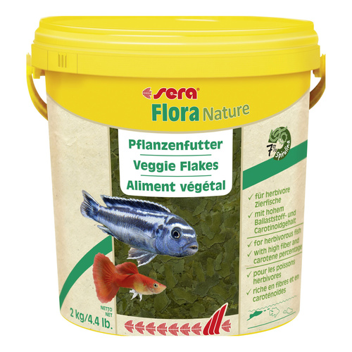Sera Flora Nature 10 l płatki - pokarm premium
