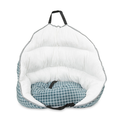 Barry King Przenośny fotelik samochodowy, dla psa, ciemny szary, 60*50*50cm