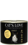 CAT'S LOVE Huhn - kurczak z olejem lnianym i pokrzywą (200g)