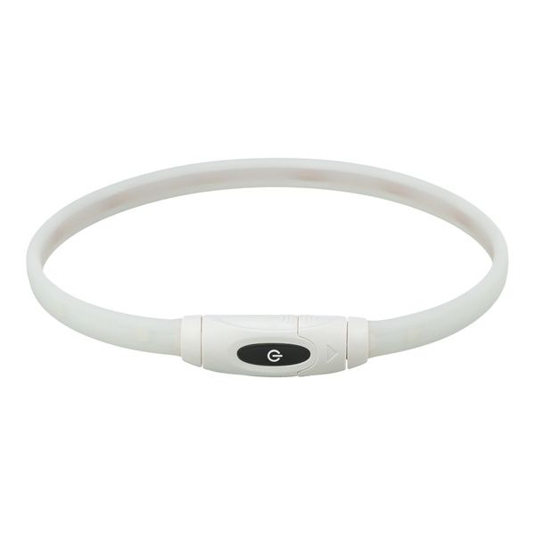 Trixie Obroża święcąca USB, dla psa, wielokolorowa, silikon, XS-XL: 65 cm/16 mm