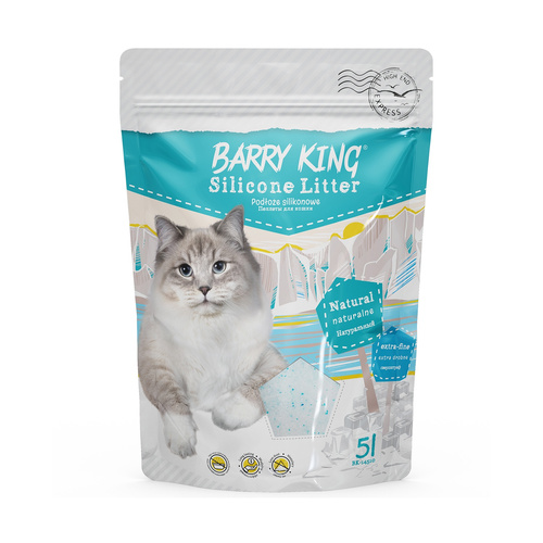 Barry King Podłoże silikonowe dla kota extradrobne 5 l