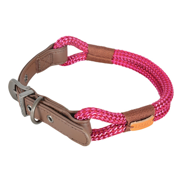 ZOLUX Obroża dla psa sznurowa IMAO HYDE PARK 6 mm/40 cm kol. fuksja