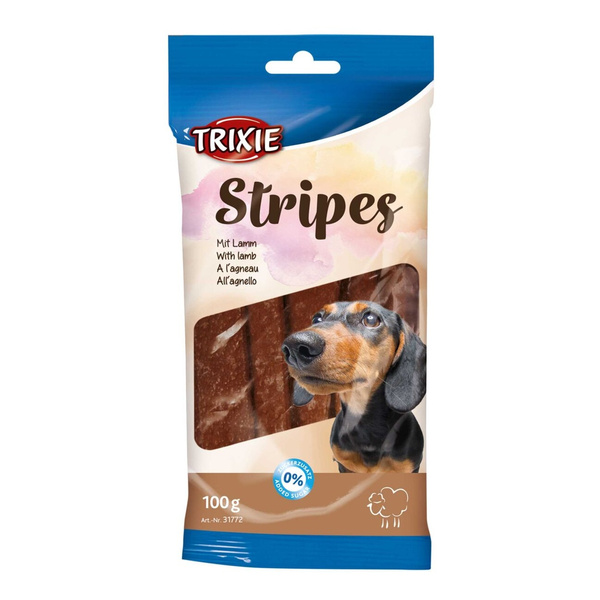 Trixie Paski Kiełbaski z mięsem JAGNIĘCINA 10szt / 100g