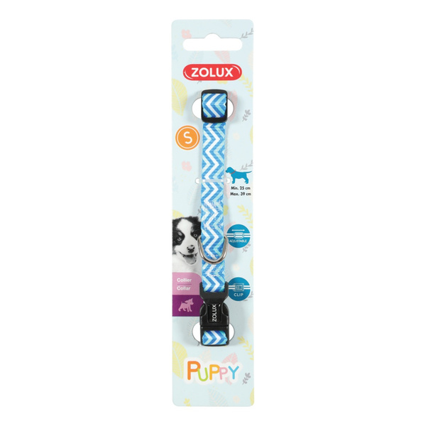ZOLUX Obroża dla szczeniąt Puppy PIXIE 13 mm kol. niebieski
