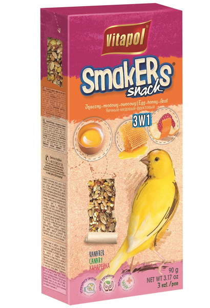 Vitapol SMAKERS DLA KANARKA -MIX 3szt op