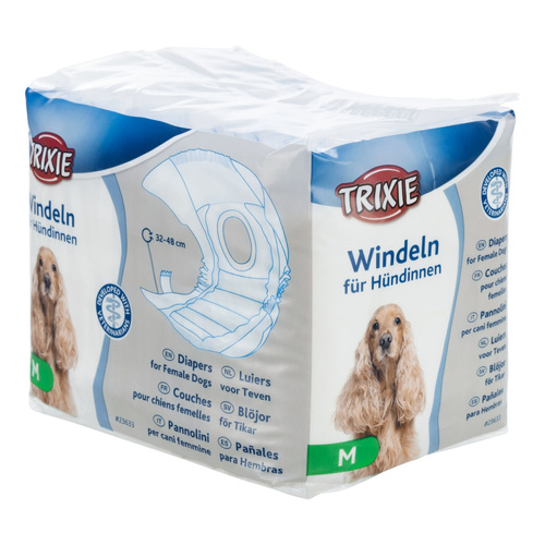 Trixie PIELUCHY PAMPERSY dla SUCZKI  M 32-48cm