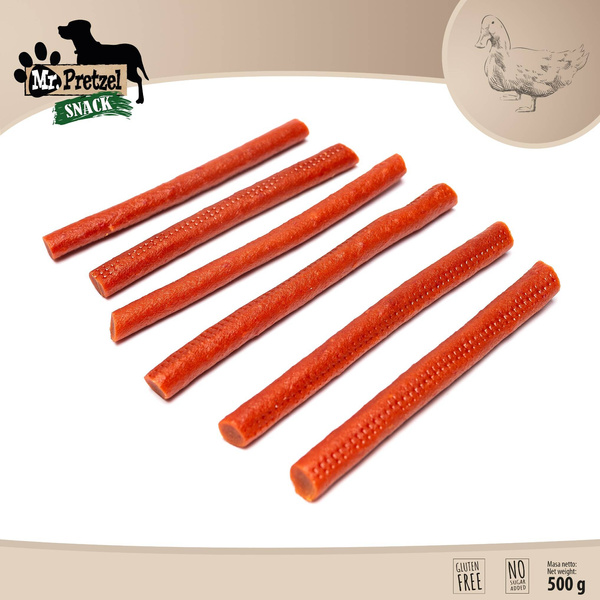 Mr. Pretzel Przysmaki dla psa paluszki z kaczki 500g