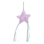 Trixie Junior wędka z gwiazdką, dla kota, plusz/drewno, 40 cm
