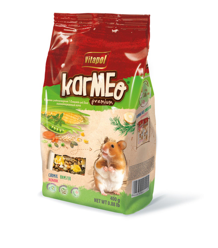 Vitapol Karmeo Premium karma pełnoporcjowa dla chomika, 400g, w worku