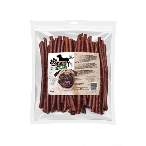 Mr. Pretzel Przysmaki dla psa Paluszki wołowe 500g
