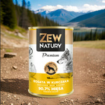 Mokra Karma Dla Psa Bogata w Kurczaka Puszka 800g Zew Natury PREMIUM