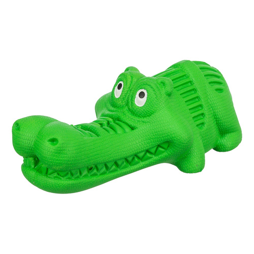 Trixie Krokodyl na przysmaki zabawka dla psa guma naturalna zielony 18 cm