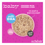 Schesir Baby karma mokra dla kociąt kurczak z wątróbką 70 g