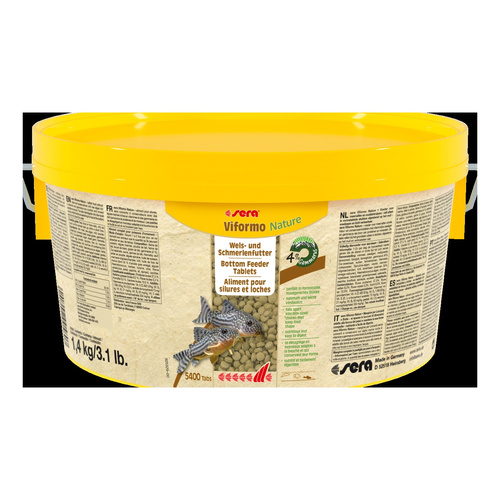Sera Viformo Nature 14 kg tabl.- pokarm dla bocji i ryb sumokształtnych