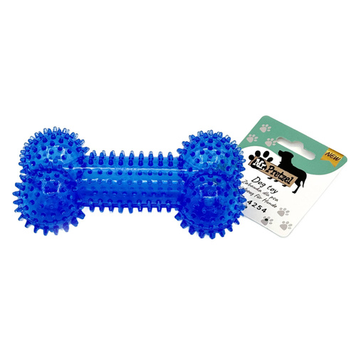 Mr. Pretzel Zabawka Kość gumowa miękka półprzezroczysta dla psa 13cm