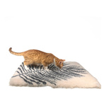 Zolux Dry bed posłanie izolujące dla psa wzór roślinny 50x70 cm kol. beż
