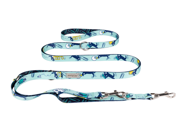 amiplay Smycz regulowana 8in1 Amik L 200-400x2,5cm OfficeDog