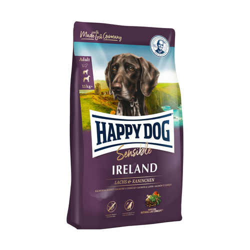 Happy Dog Supreme Sensible IRLAND Łosoś Królik 300g