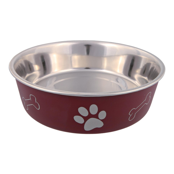 Trixie MISKA METALOWA Z PLASTIKOWĄ POWŁOKĄ, 1.4 l/o 21 cm