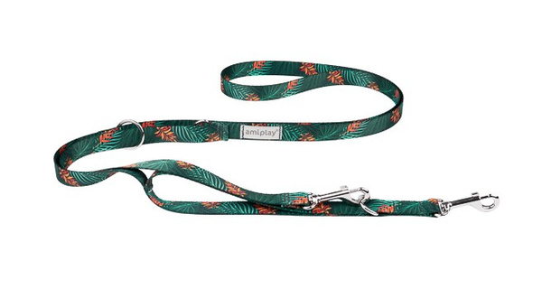 amiplay Smycz dla Psa 7w1 BeHappy M 100-200cm Jungle