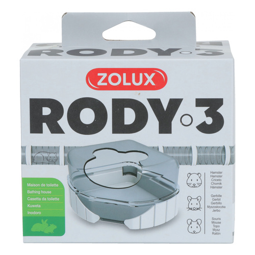 ZOLUX Toaleta narożna dla myszki, chomika RODY 3 kol. biały