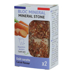 ZOLUX Kostka mineralna dla małych ssaków NUTRIMEAL 3 z marchewką 2 x 200g