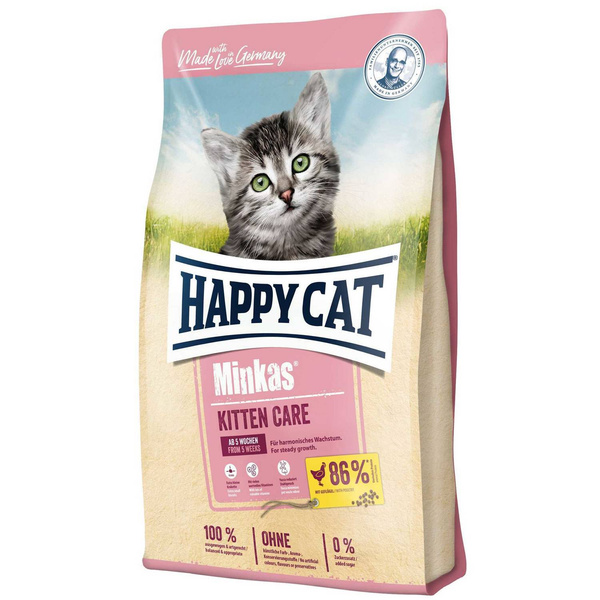 Happy Cat Minkas KITTEN Care Drób Karma dla Kota 10kg