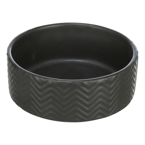 Trixie Miska ceramiczna Pies Kot czarny mat 400ml