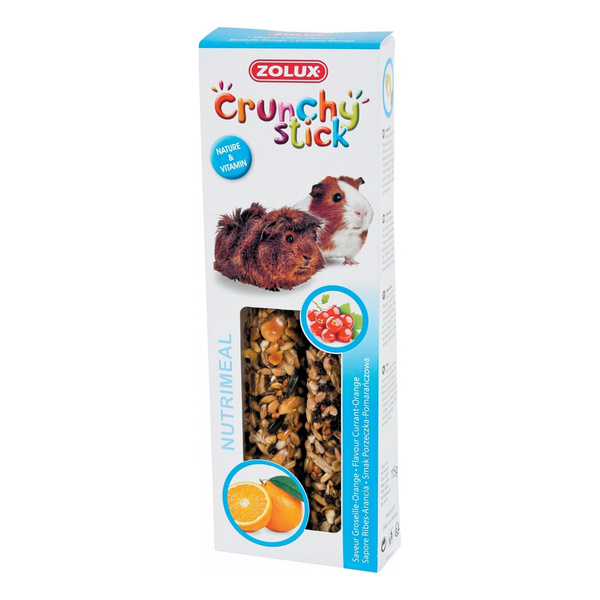 ZOLUX Kolba Crunchy Stick kawia domowa porzeczka/pomarańcza 115 g