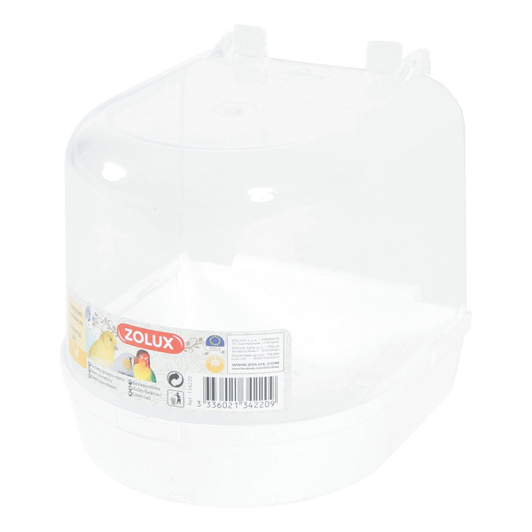 ZOLUX Basen zewnętrzny do klatki dla ptaków 125x125x125mm