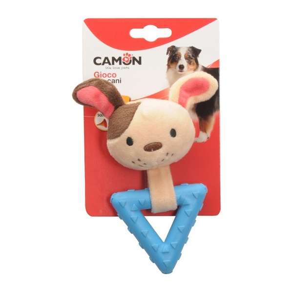 CAMON DOG TOY Z TPR I PISZCZAŁKĄ 20cm 3 RODZAJE  AH436
