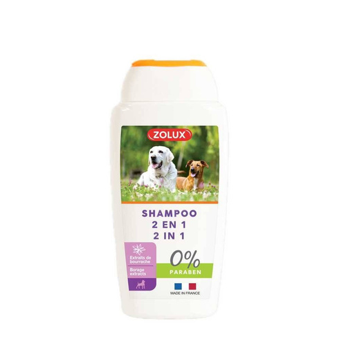 ZOLUX Szampon z odżywką 2w1 dla psa 250ml