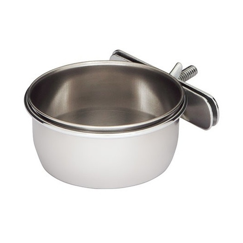 Panama Pet miska dla ptaków 0,28 l z uchwytem zaciskowym