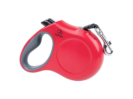 amiplay Smycz automatyczna Infini Freedom L 5m/ 25kg Czerwony