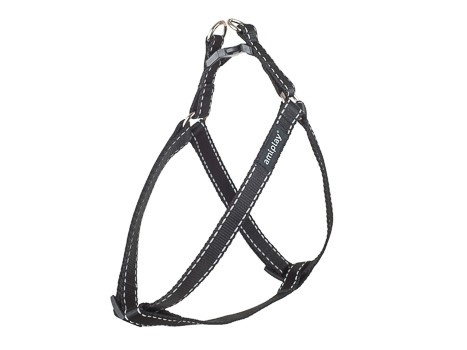 amiplay Szelki regulowane Reflective XL 50-95 [c, d]x2,5cm Czarny