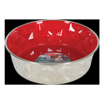 Zolux Miska dla psa Inox DIAMOND 2,6 l kol. czerwony