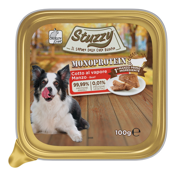 Stuzzy Monoprotein karma mokra dla psa wołowina pasztet 100 g