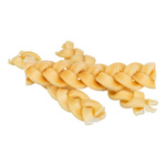 Warkocze ze skalpu wołowego, przysmak, dla psa, 12cm/200g