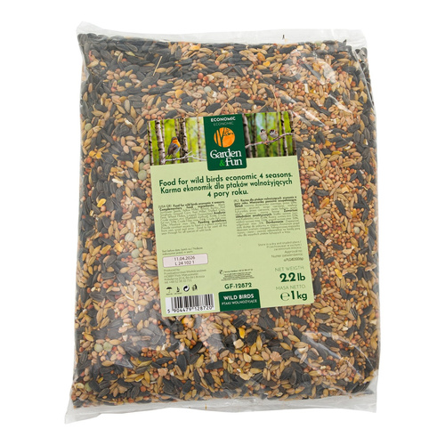 Garden Fun Karma dla ptaków wolnożyjących economic - 4 pory roku 1 kg