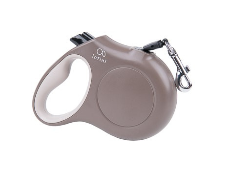 amiplay Smycz automatyczna Infini Freedom S 3m/ 12kg brązowy