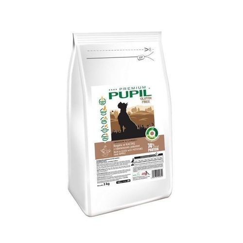 PUPIL Premium GLUTEN FREE MEDIUM LARGE kaczka 3kg