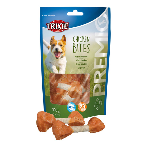 Trixie Hantelki KOSTKI z Kurczakiem przysmak dla Psa 100g