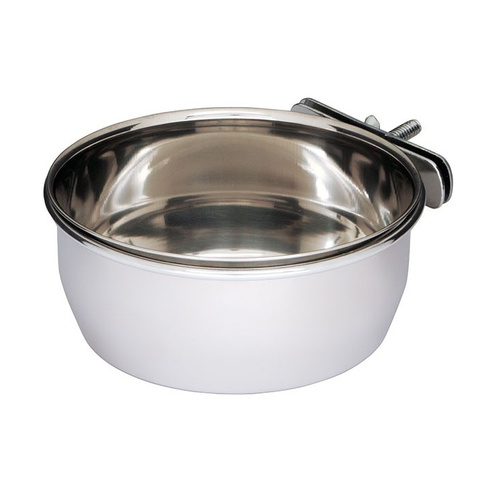 Panama Pet miska dla ptaków 0,56 l z uchwytem zaciskowym