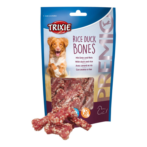 Trixie Premio Kości Ryżowe z KACZKĄ przysmak 80g