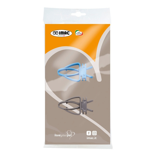 IMAC Pinza Universale uchwyt na pokarm do klatki dla ptaków mix kolorów 55x3x1cm 2 szt/opak