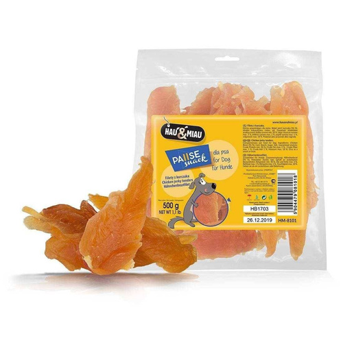 Hau Miau KURCZAK miękkie filety 96% mięsa 500g