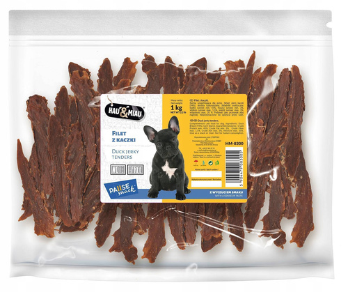 Hau Miau Filet z KACZKI przysmak  dla psa 1kg