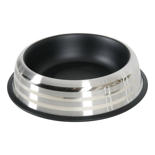 ZOLUX Miska antypoślizgowa dla psa Inox MERENDA 1,85 l kol. czarny