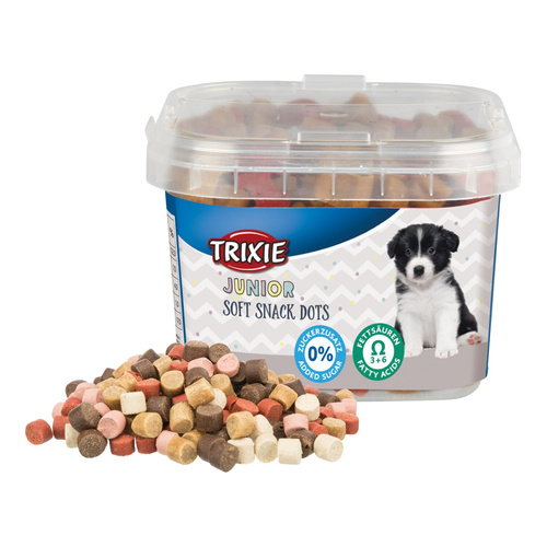 Trixie Miękki przysmak Junior Dots z Omega-3 dla Psa 140g